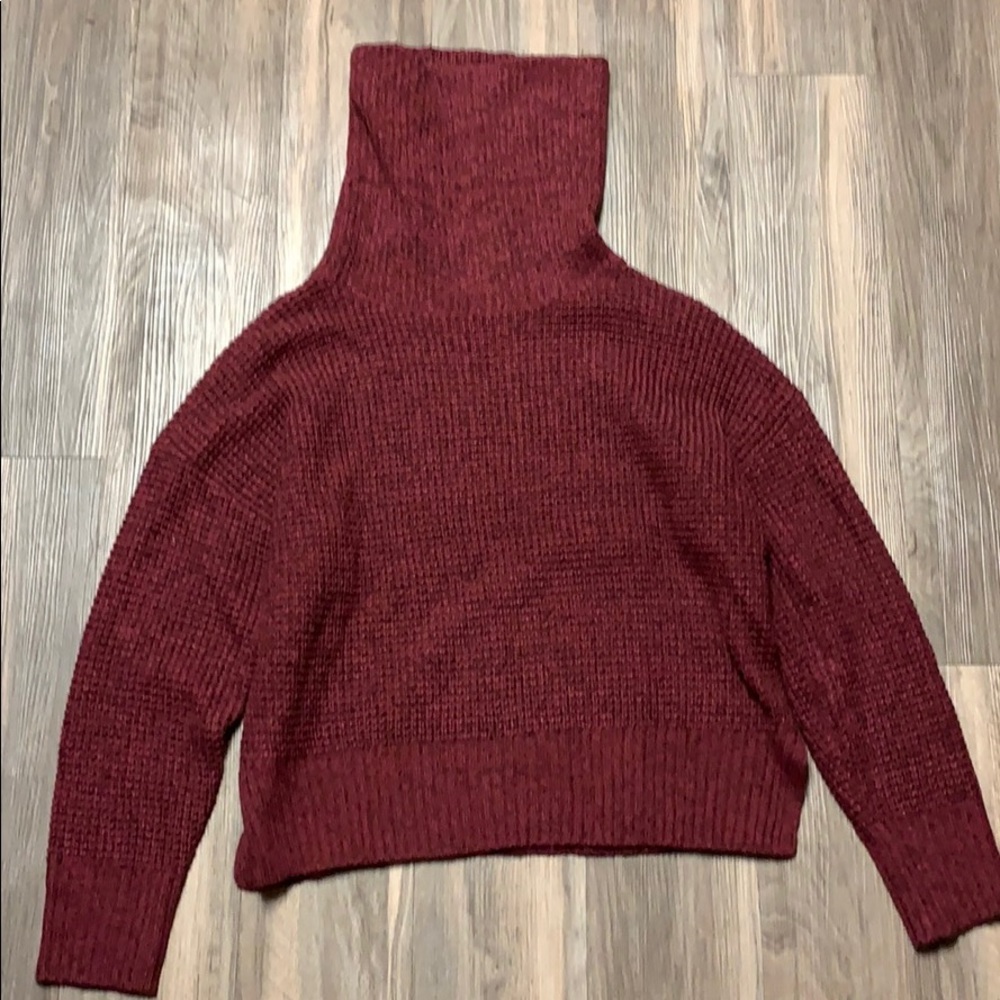 Chunky Maroon Turtleneck from Sanctuary.